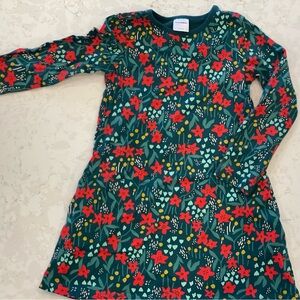 Hanna Andersson Red Floral Dress on Green